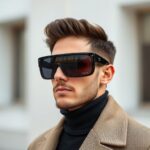 Oversized sunglasses as a 2025 fashion trend featuring bold, stylish eyewear for a modern look.