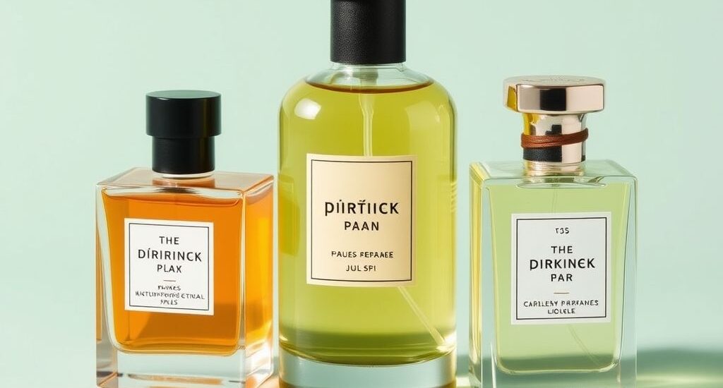 "Exclusive 2025 niche perfumes with artisanal bottles and rare ingredients symbolizing luxury and individuality"