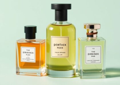 "Exclusive 2025 niche perfumes with artisanal bottles and rare ingredients symbolizing luxury and individuality"
