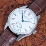 The Smallest 801 at 40.3mm – elegant American-made watch with hand-finished movement in compact case size