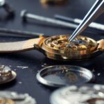 Close-up of luxury watch with a focus on care & maintenance details.