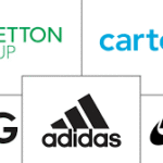 top 20 clothing brands including Gucci, Nike, and Uniqlo in an urban setting.”