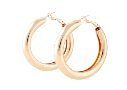 Lovisa Chunky Hoop Earrings styled for 2025 glam look