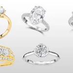 "Close-up of hands wearing colorful statement rings 2025 trend, perfect for summer and festivals"
