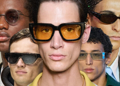 oversized bug-eyed sunglasses 2025 street style look